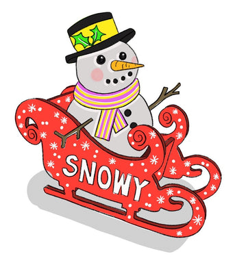 SNOWMAN IN A SLEIGH - Tuesday December 17th 10am-12noon