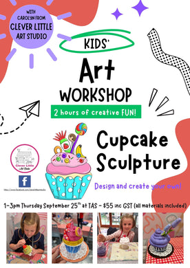 Private Session for TAS - CUPCAKE SCULPTURE - Thursday September 25th - 1 to 3pm at TAS