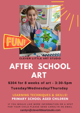 AFTER SCHOOL ART Sessions - School Term