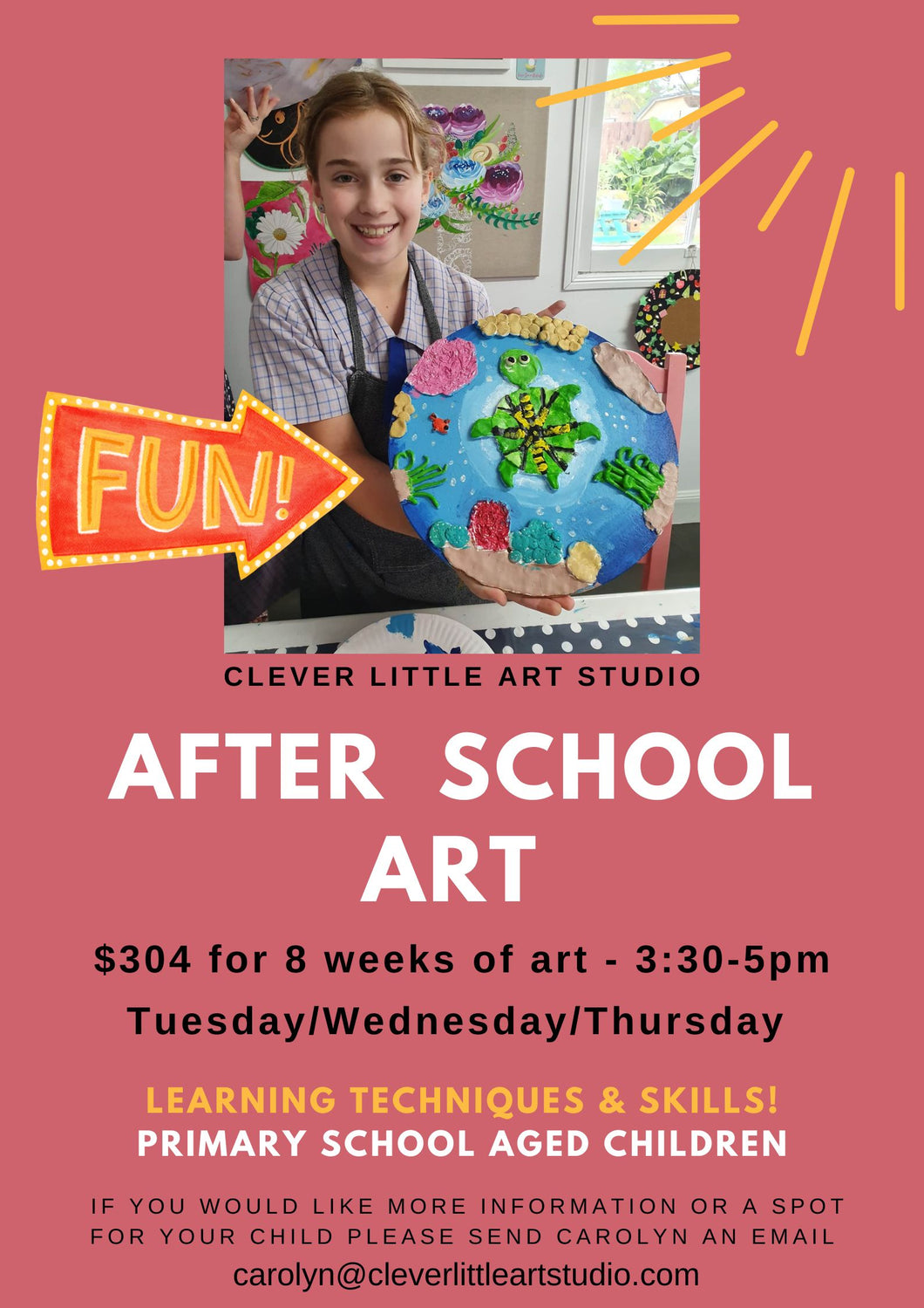 AFTER SCHOOL ART Sessions - School Term