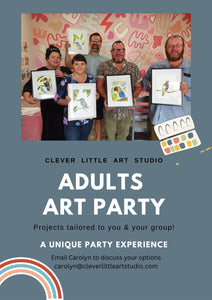 Adults Art Party - Deposit $100